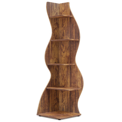 5 Tier Corner Shelf, Bookshelf, Plant Stand