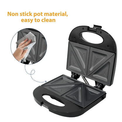 Electric Waffle Maker With Non-stick Iron Pan