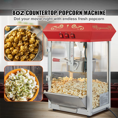 Electric Popcorn Maker  with Scoop Spoon