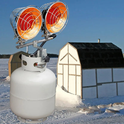 Double Burner 30,000 BTU Outdoor Propane Heater