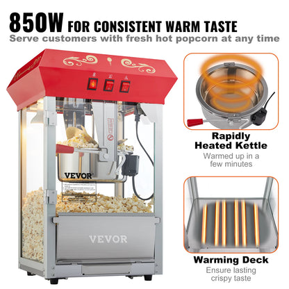 Electric Popcorn Maker  with Scoop Spoon