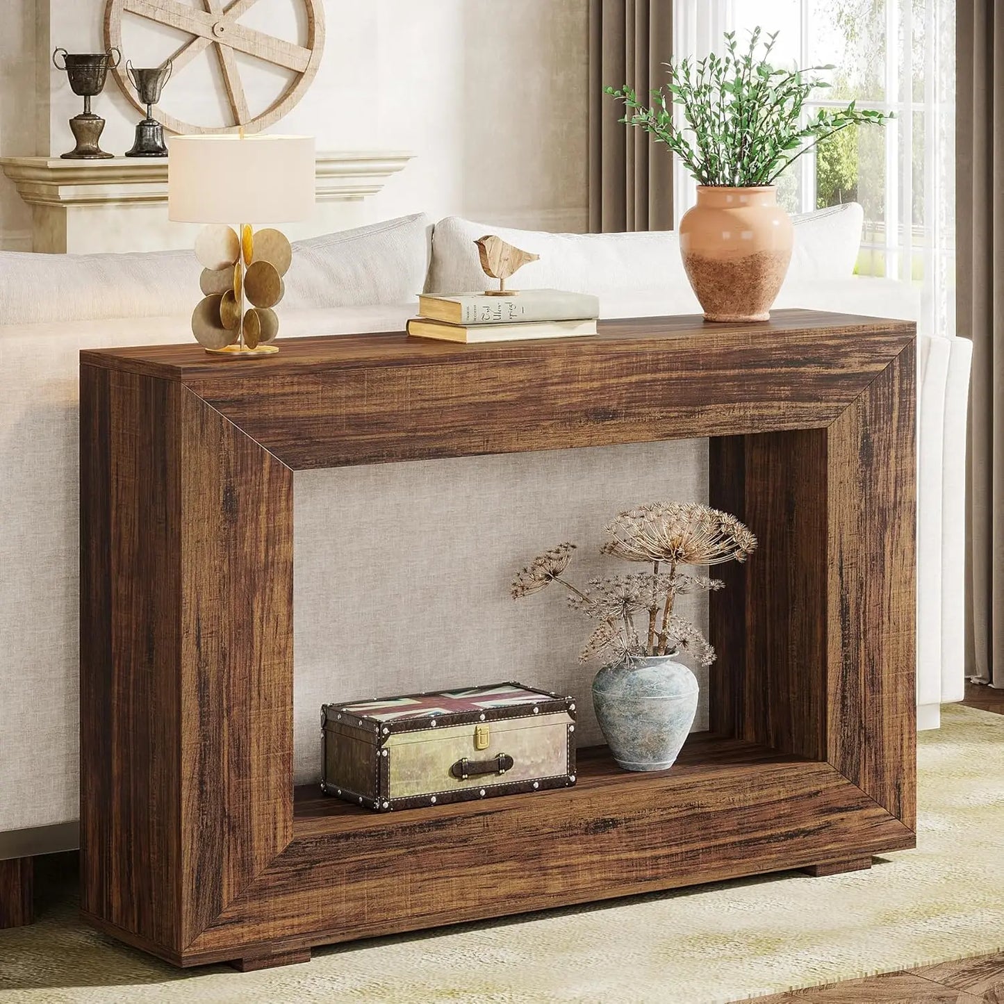 Entryway Table with Storage Space