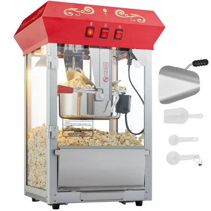 Electric Popcorn Maker  with Scoop Spoon