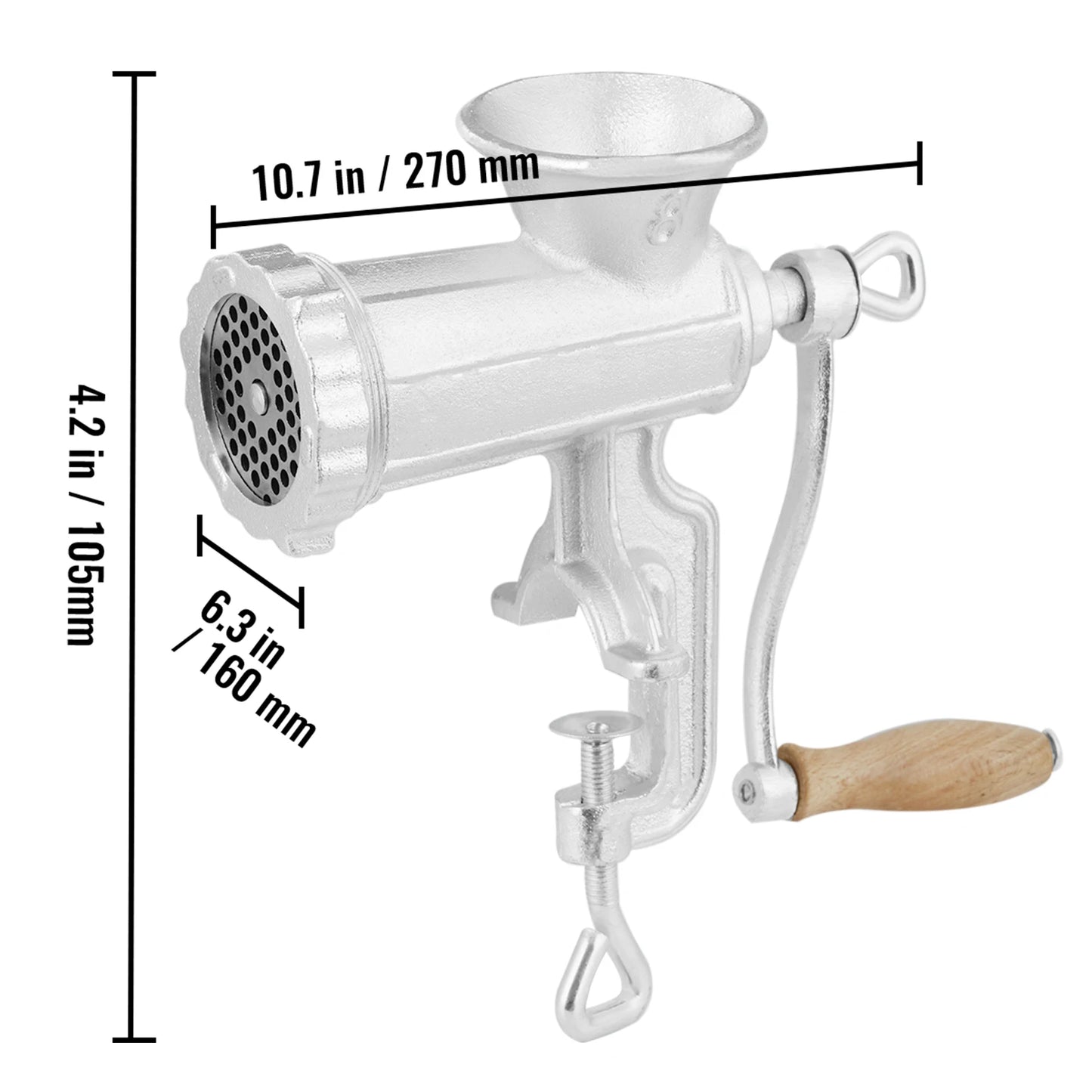 Heavy Duty Manual Cast Iron Meat Grinder