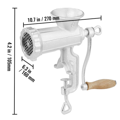 Heavy Duty Manual Cast Iron Meat Grinder