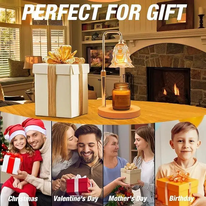 Wax Candle Warmer Lamp With Timer & Dimmer