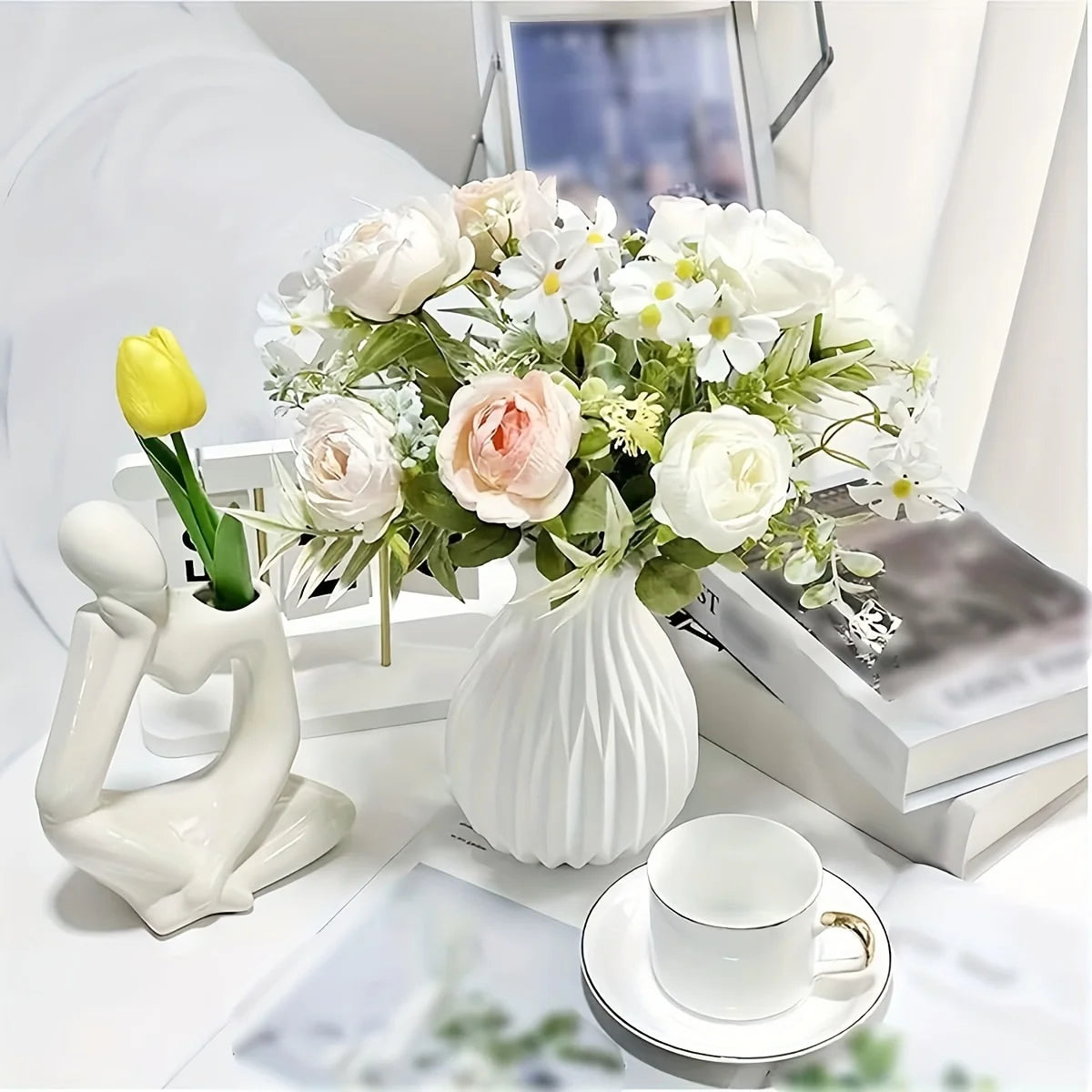 Imitation Ceramic Plastic Vase