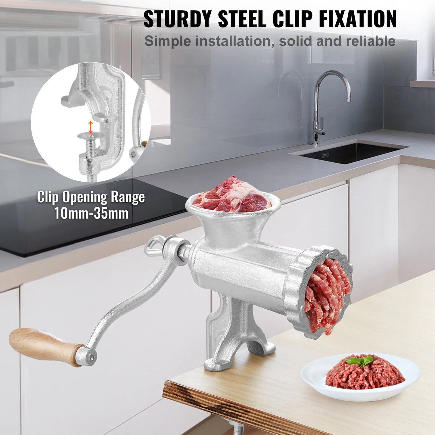 Heavy Duty Manual Cast Iron Meat Grinder