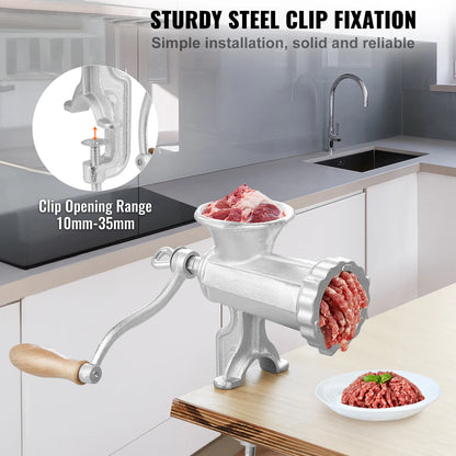 Heavy Duty Manual Cast Iron Meat Grinder