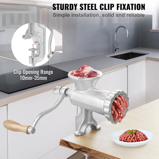 Heavy Duty Manual Cast Iron Meat Grinder