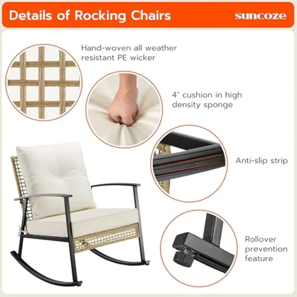 3 Piece Patio Furniture Set
