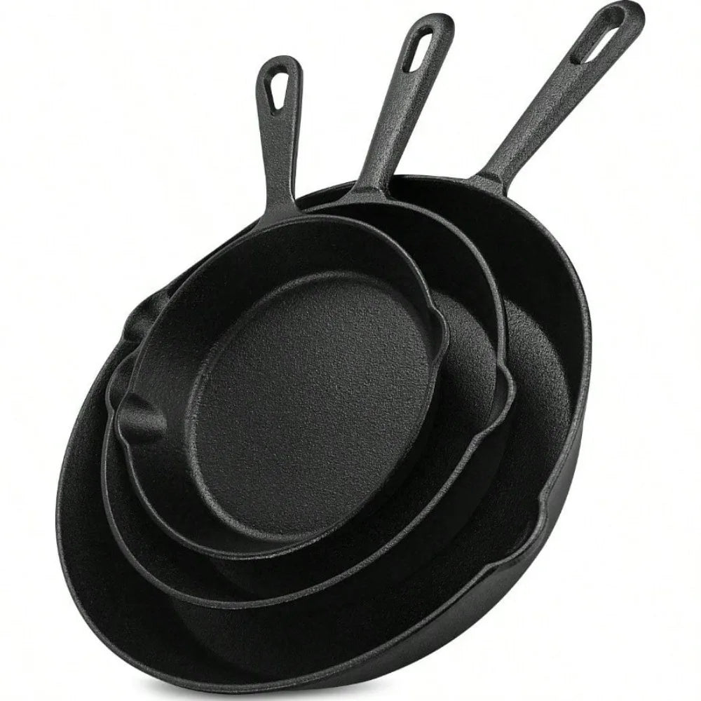 Cast Iron Frying Pan Non-Stick Skillet