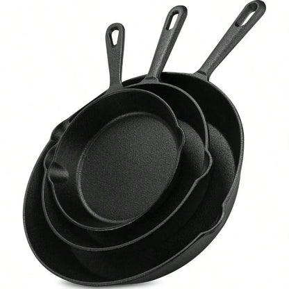 Cast Iron Frying Pan Non-Stick Skillet