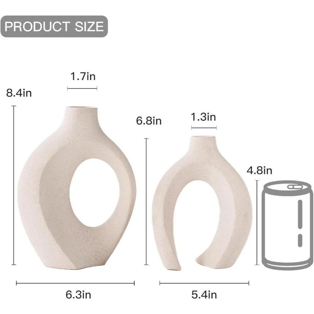 Modern Bohemian Ceramic Vase
