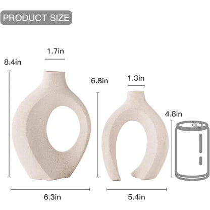 Modern Bohemian Ceramic Vase
