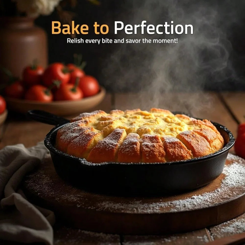 Cast Iron Frying Pan Non-Stick Skillet
