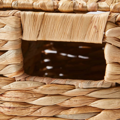 Natural Hyacinth Basket with Lid